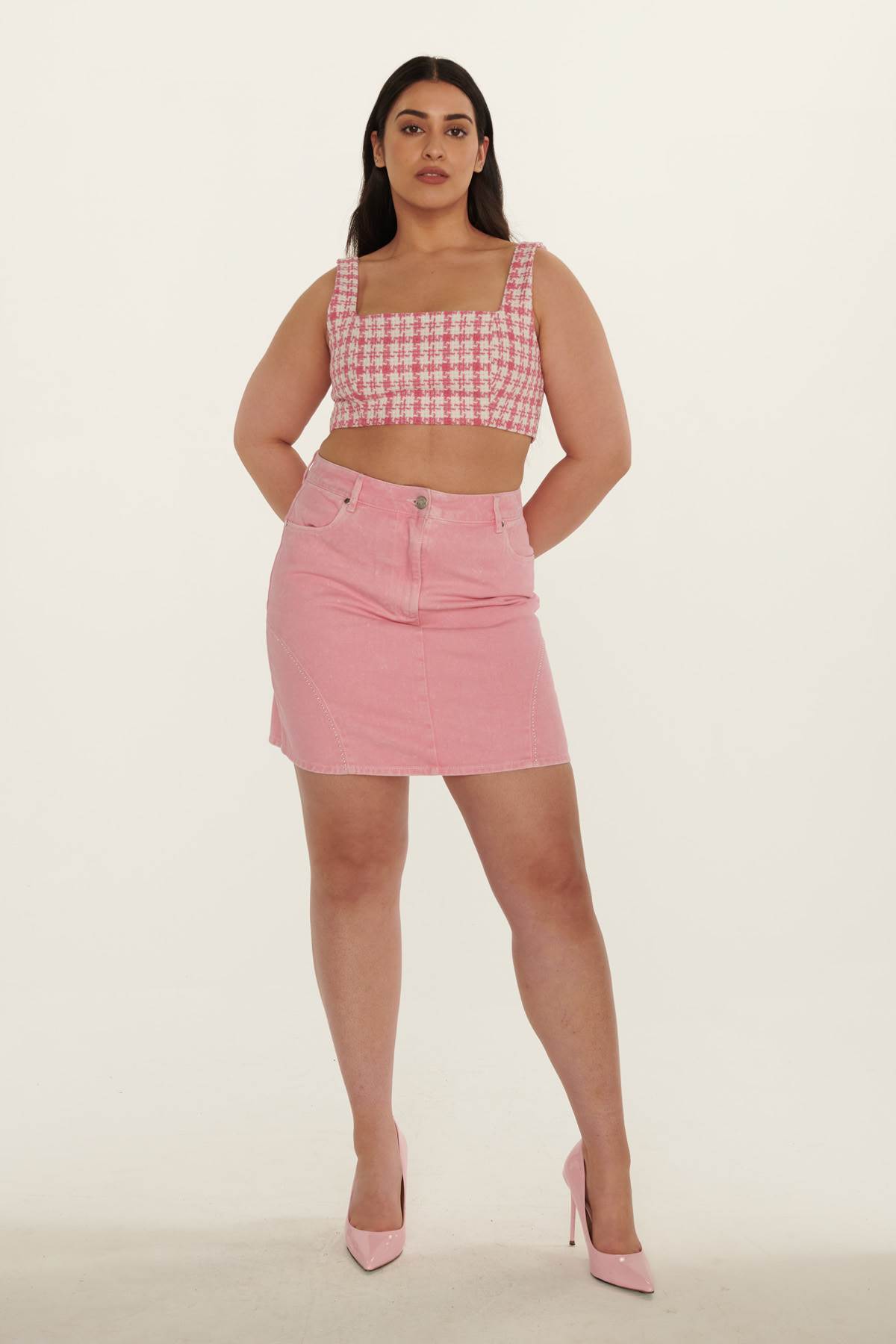 DENIM MINI SKIRT