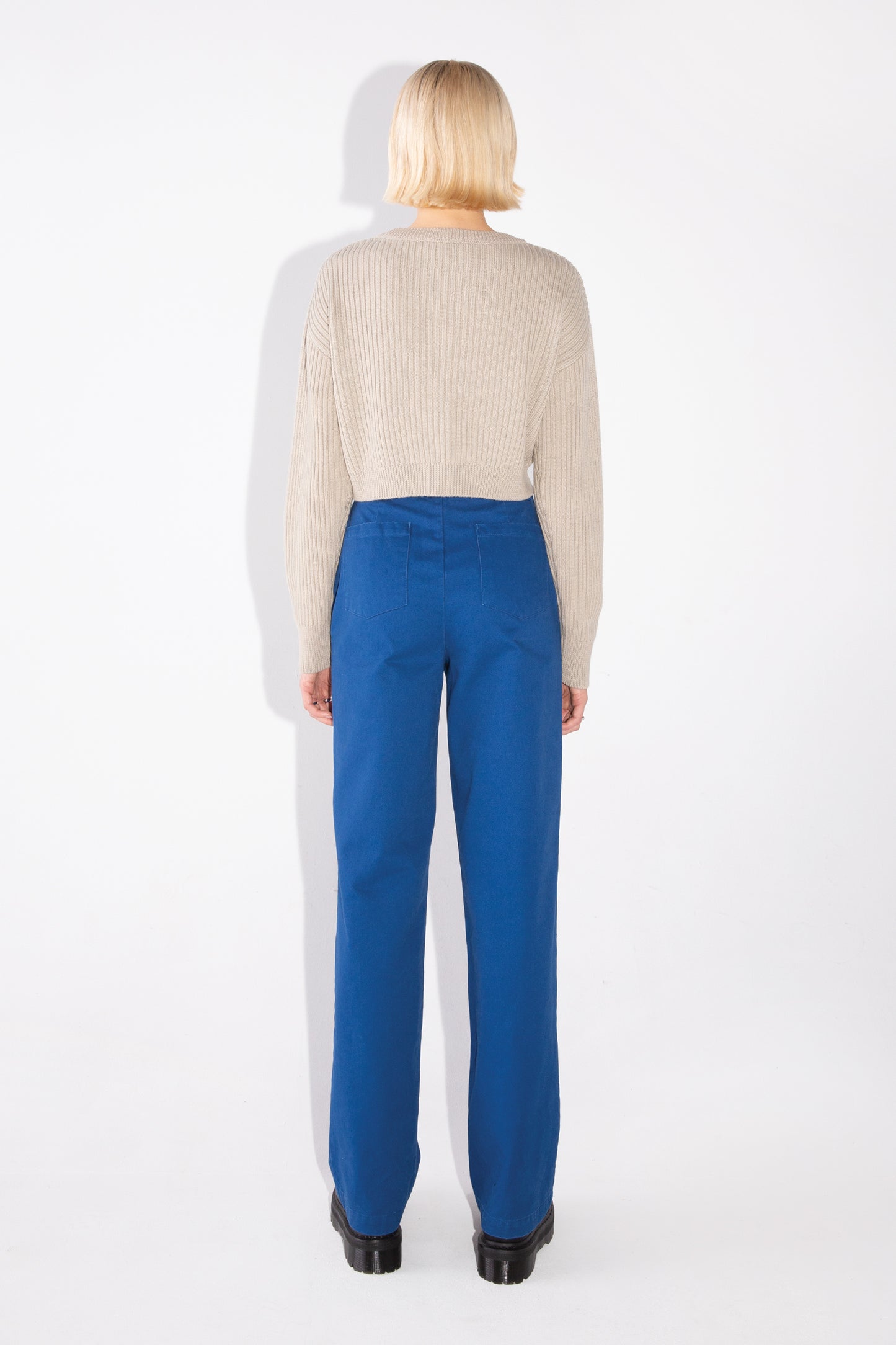 Cropped Pullover Sweater