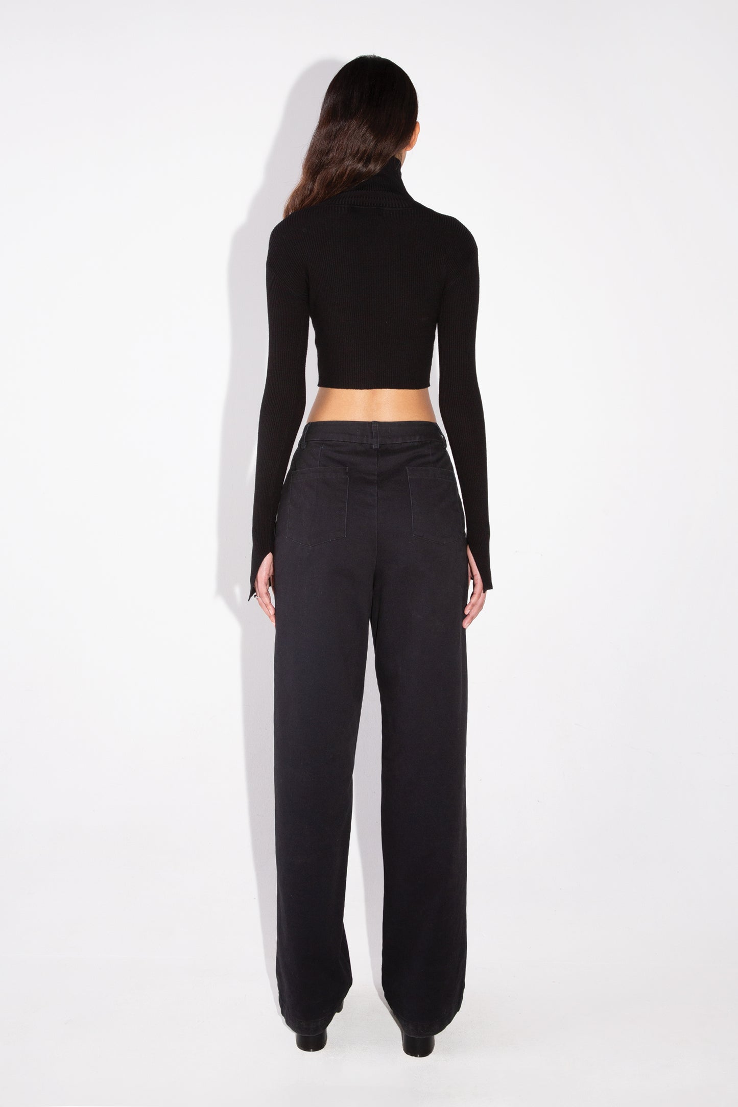 CROPPED TURTLENECK