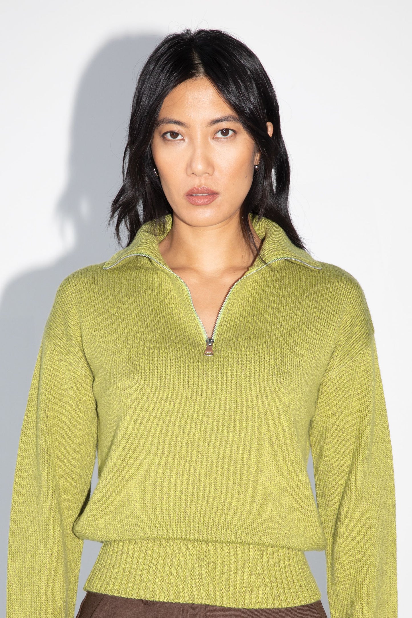 HALF-ZIP SWEATER