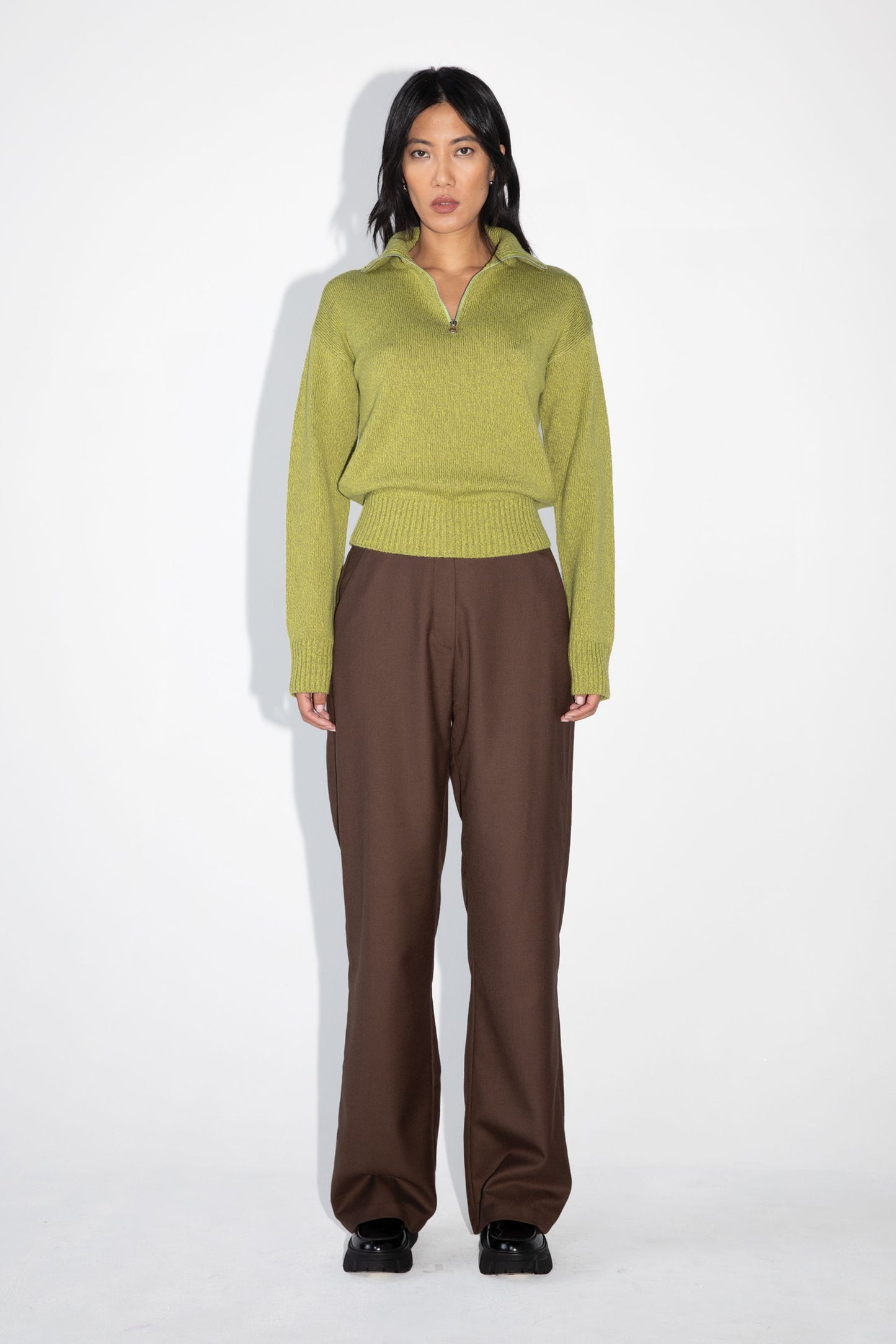 HALF-ZIP SWEATER