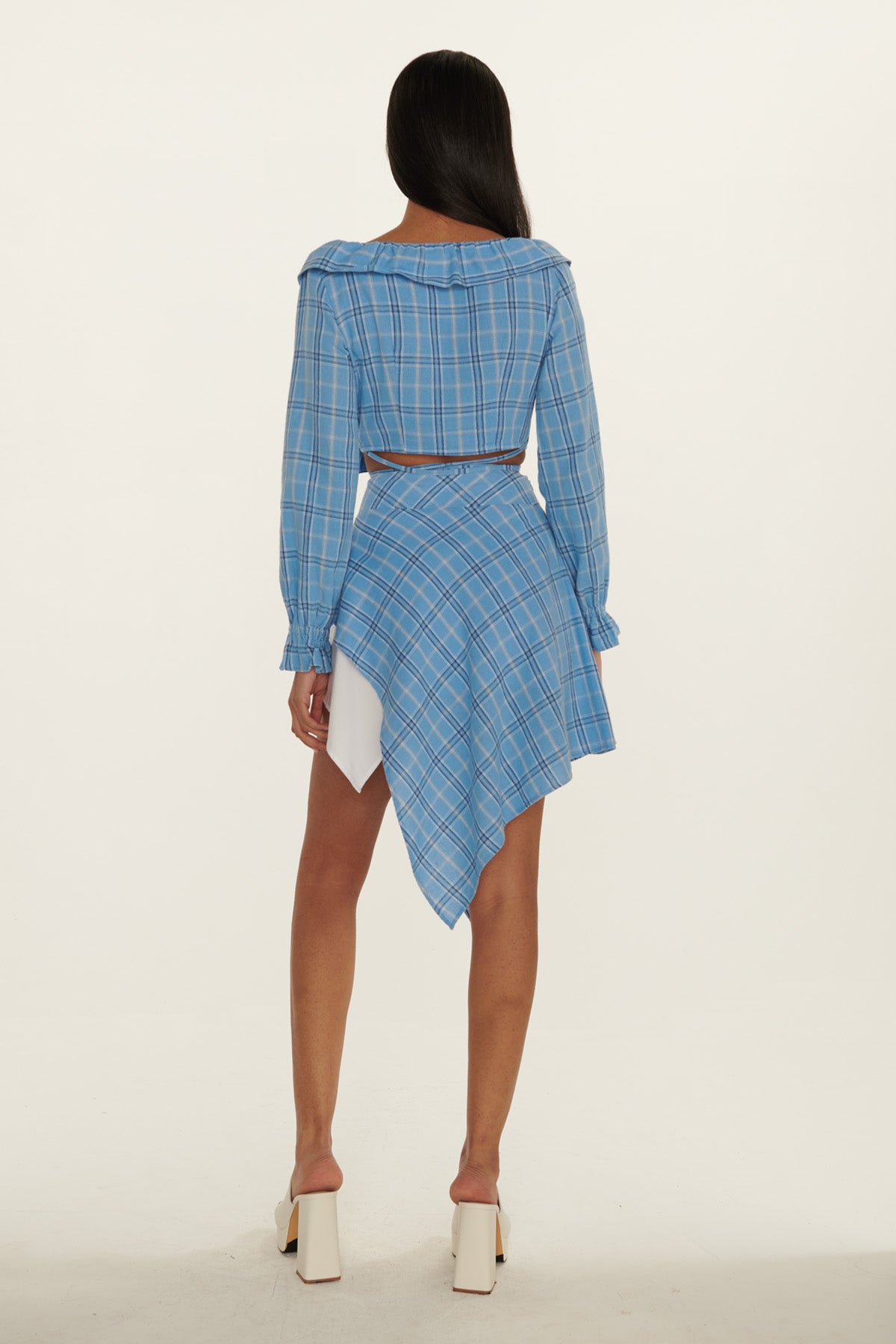 Asymmetric Tiered Skirt