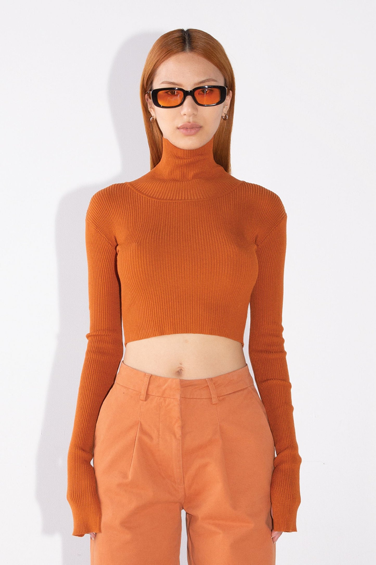 Cropped Turtleneck